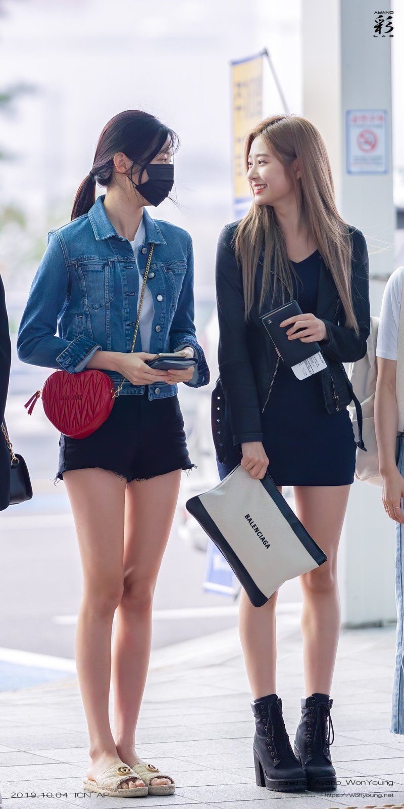 아이즈원 민주여신 공항패션 : 네이버 블로그