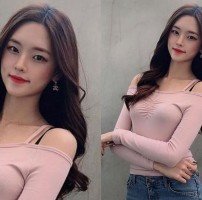 치어리더 박신비의 무쌍 매력이 돋보인다. /사진=박신비 치어리더 인스타그램